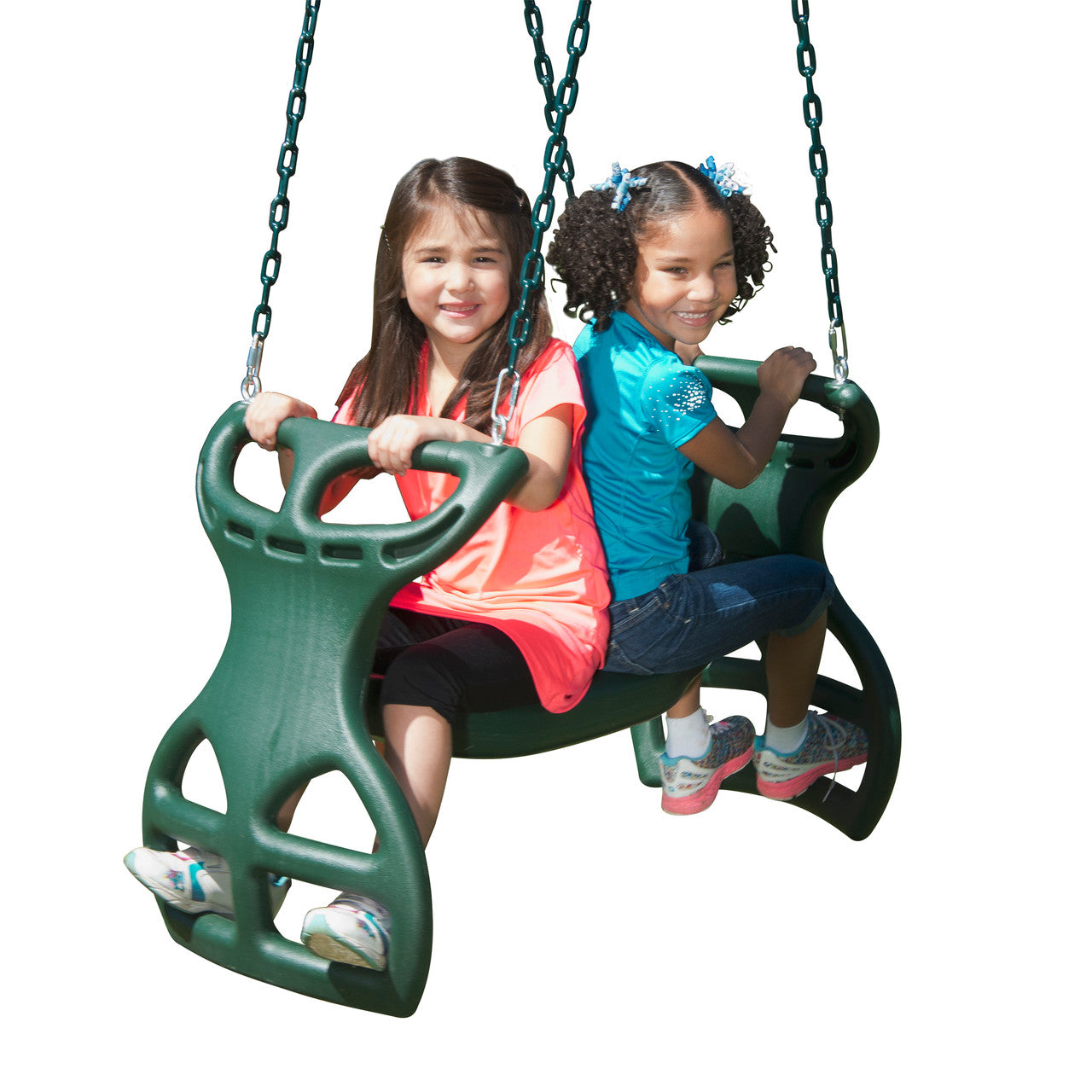 Studio shot of Double Glider Swing from PlayNation.