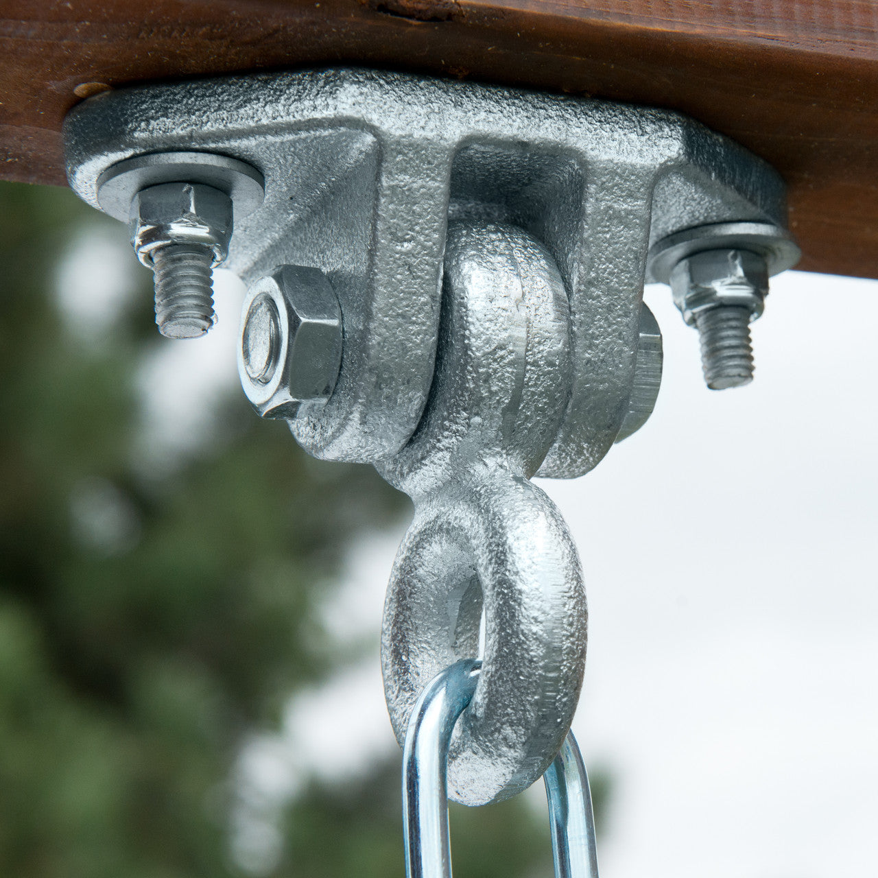 Hanger for Gorilla Playsets' XD swing belts