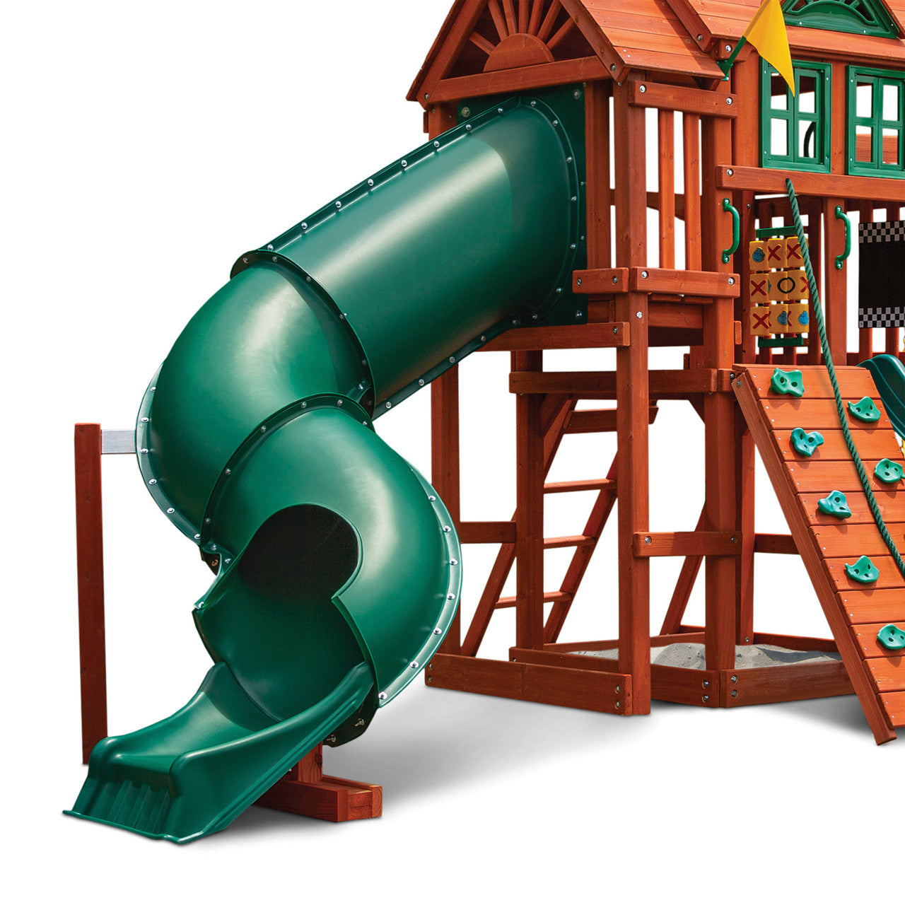 Studio shot of Tunnel Twister Tube Slide from Gorilla Playsets