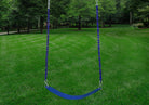 Outdoor shot of blue Deluxe Swing Belt from PlayNation.