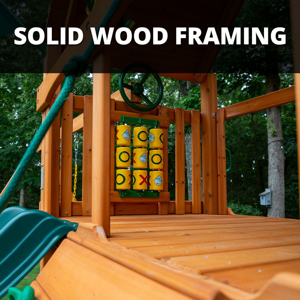Mountaineer Playset | Kid's Wood Swing Sets and Accessories