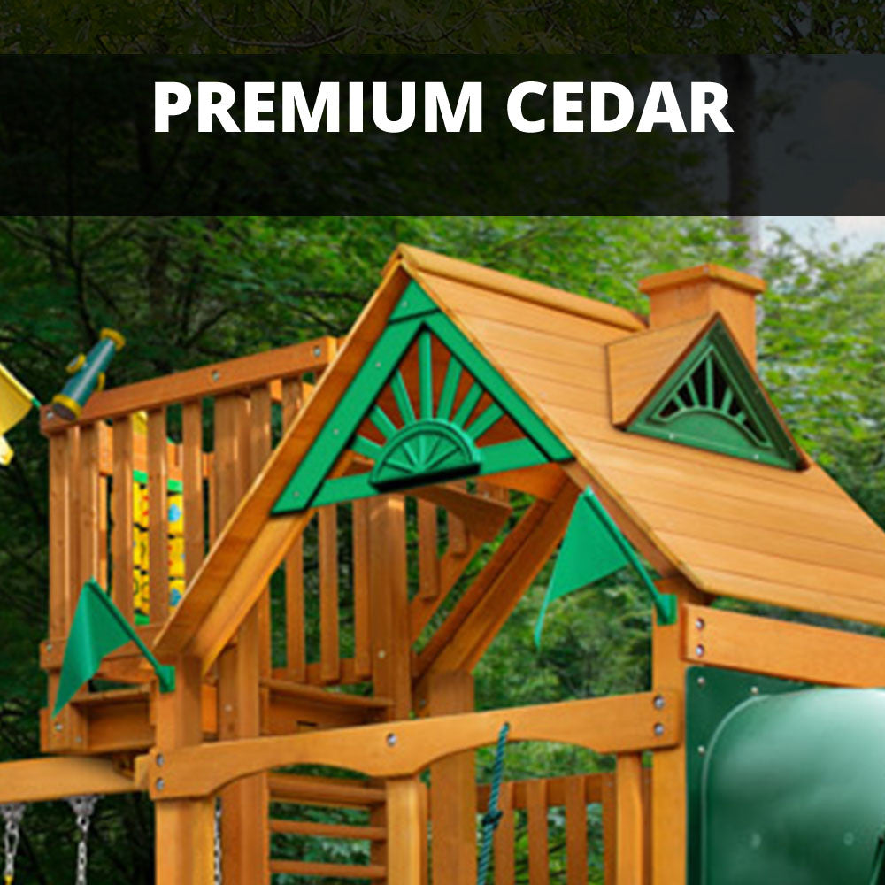 Mountaineer w/ Sky Loft Swing Set – Backyard Products Georgia