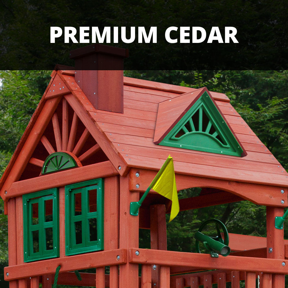Nantucket II Playset | Kid's Playsets and Accessories – Backyard