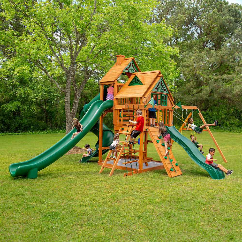 Great Skye II Swing Set | Children's Wood Playsets and Accessories