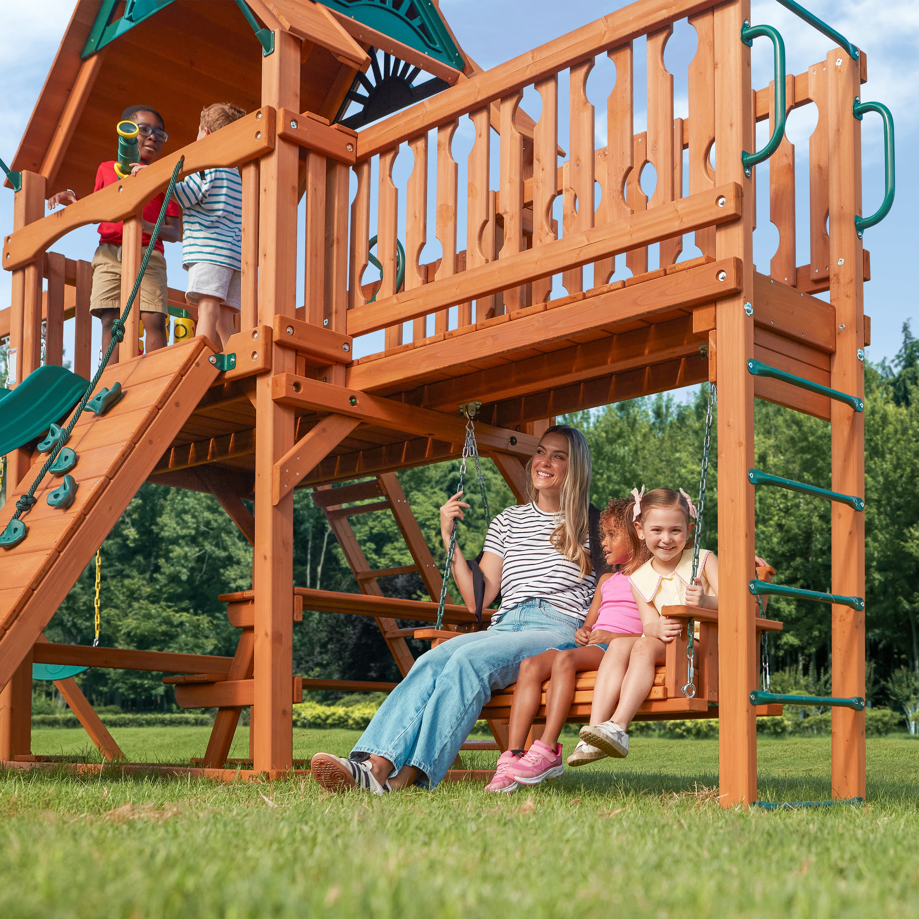 Summerville Swing Set – Backyard Products Georgia