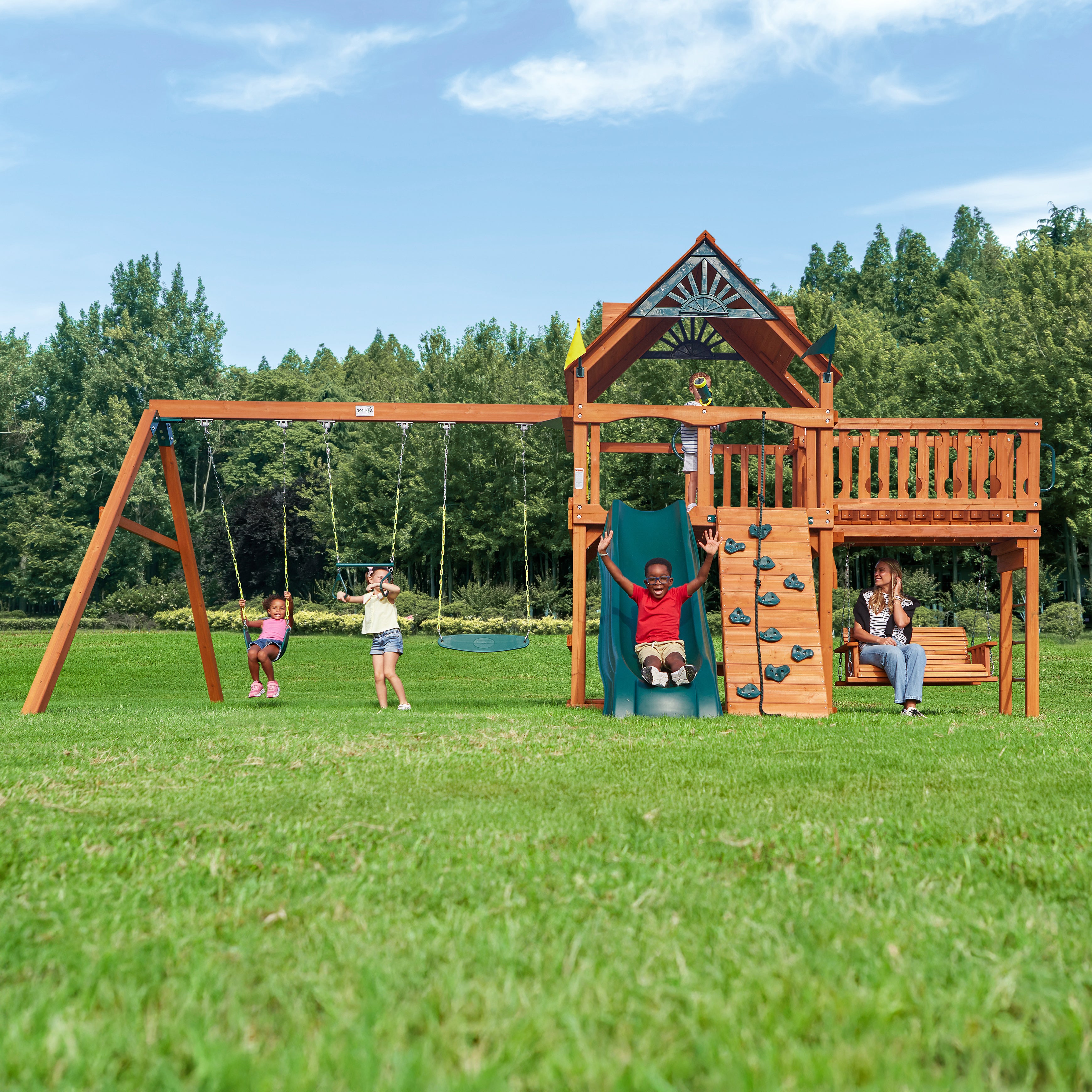 Summerville Swing Set – Backyard Products Georgia