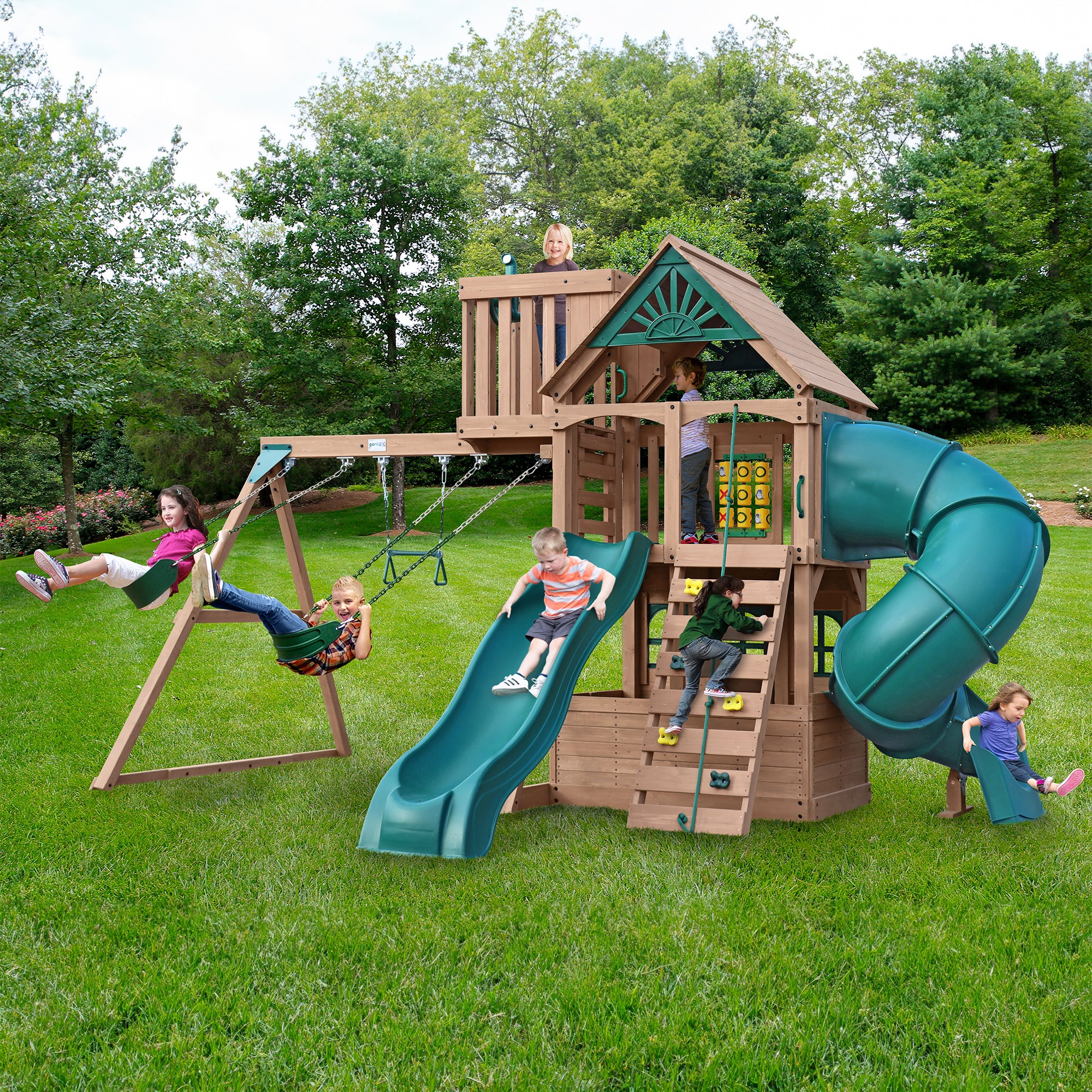 Alpine Adventure Wooden Playset – Backyard Products Georgia