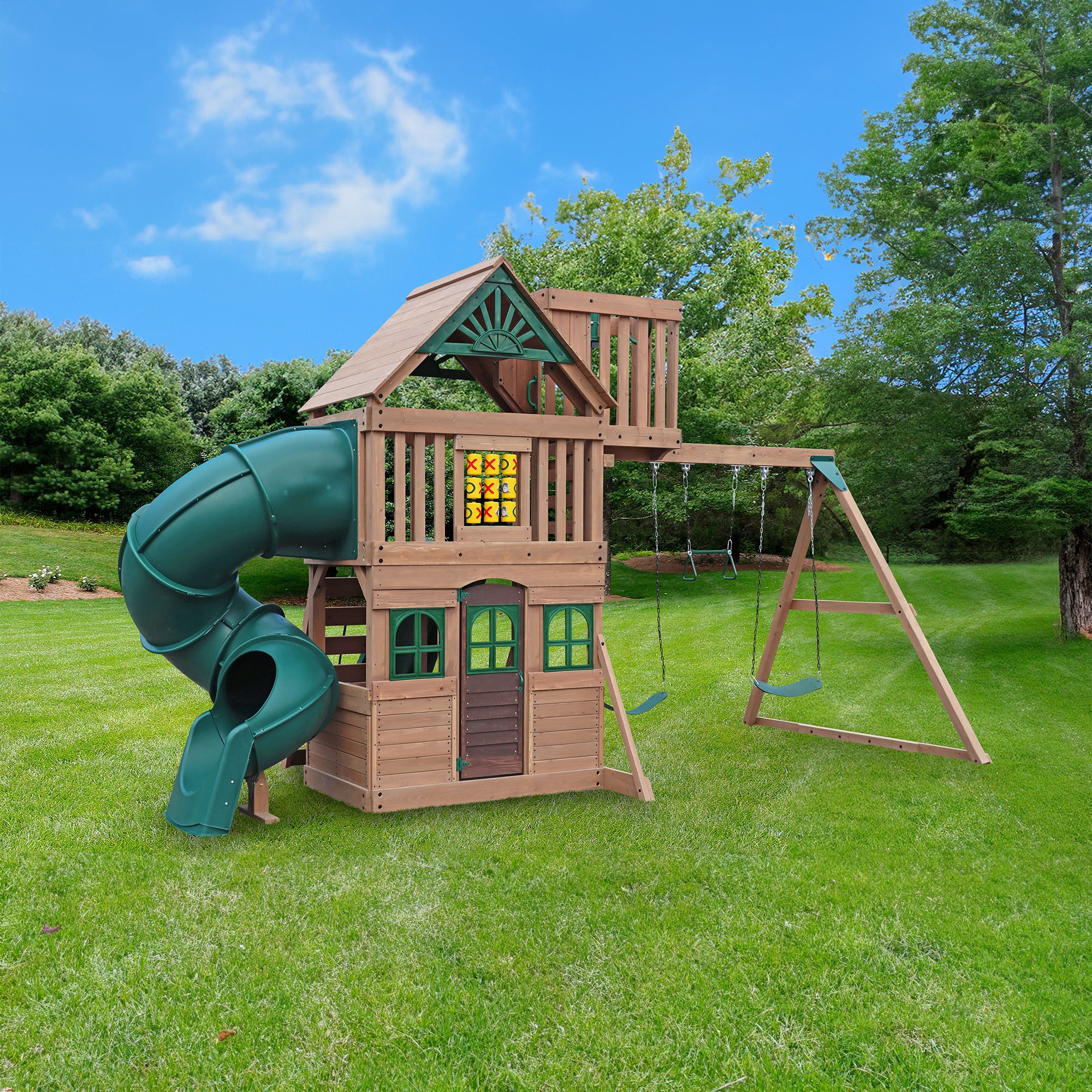 Alpine Adventure Wooden Playset – Backyard Products Georgia