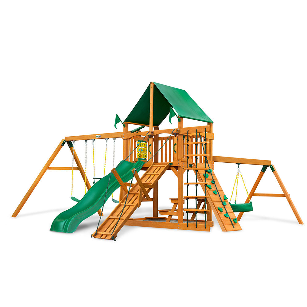 Frontier Swing Set | Children's Wooden Swing Sets – Backyard