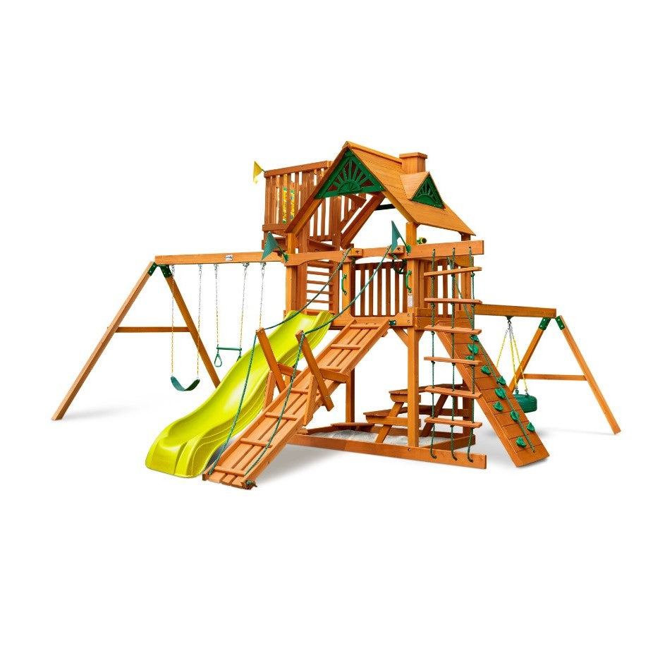 Frontier w/ Sky Loft Swing Set – Backyard Products Georgia
