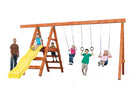Exploded view of the Pioneer Adventure DIY Play Set from Gorilla play sets