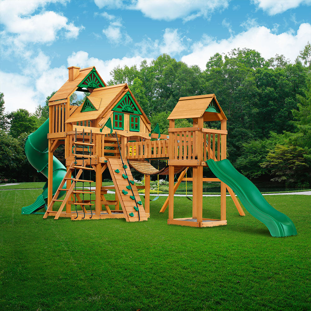 Treasure Trove I Wooden Swing Set | Wooden Swing Sets – Backyard