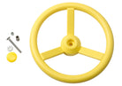 Exploded view of Steering Wheel with four spokes from PlayNation.