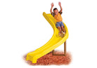 Studio shot of Yellow Side Winder Slide from Gorilla Playsets
